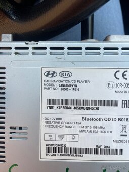 Original autoradio s navigaciou pre KIA CEED 2009- - 5