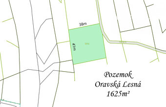 Investičný pozemok - Oravská Lesná 1.625 m² - 5