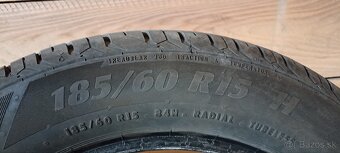 Predám letné pneumatiky 185/60 R15 , dot 04/24 cca 1000km . - 5
