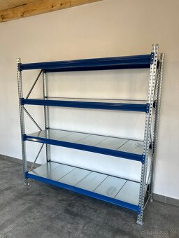 Skladovy kovový regál, 450kg nosnosť - 5