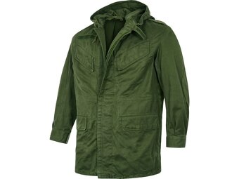 Poľná bunda s kapucňou M64 zelená Belgicko original - 5