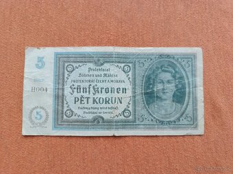 Bankovky ČSR - 5 - 5