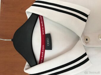 AUDI originál white pánske polotricko XL - 5