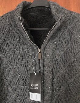 Pánska zateplená vesta na zips, veľkosť L - 5