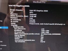 MacBook Pro 13" - i5 2,5GHz, RAM 12GB, HD 500 GB - 5