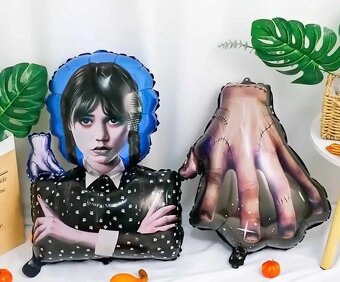 Nové balóny Wednesday Addams 75cm/vec 53cm - AŽ 15/16/17 ks - 5