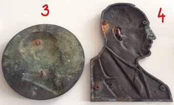 kovové plakety a obrazy - Štefánik - Beneš - Hlinka - 5