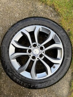 Predám Mercedes disky +pneumatiky 225/50 R17 - 5