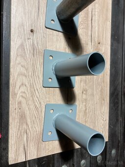 Ponúkam na predaj nátrubky na osadenie stĺpikov bez zvárania - 5