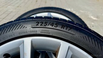 Predám R17 225/45 + letné pneumatiky - 5