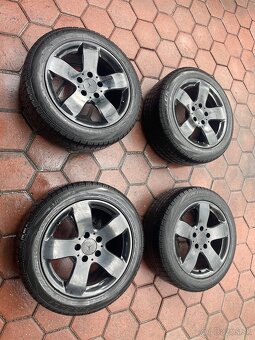 Alu disky MERCEDES 5x112 R16 obuté zimné gumy - 5