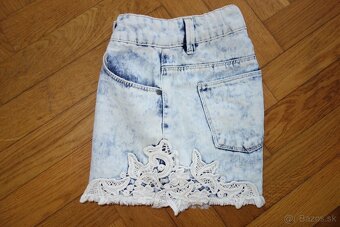 Rifľové šortky Denim Co 12-13 rokov - 5