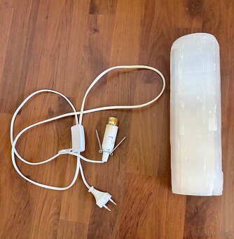 STOLOVÁ LAMPA z kameňa SELENIT 3,90 kg - 5