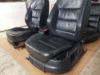 Predám celokožené sedačky Škoda Octavia 2 RS Facelift Combi - 5