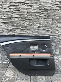 BMW E65 - TAPACIRE DVERÍ DREVO DEKOR - 5