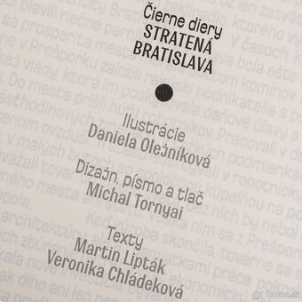 Predám knihu Čierne diery - Stratená Bratislava - 5