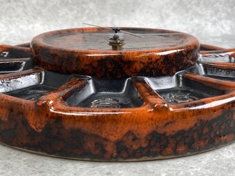 Keramické nástenné hodiny Design Tófej 1970 - 5