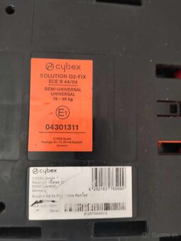 Autosedačka Cybex Solution Q2-fix Plus, 15-36kg, Mars Red - 5