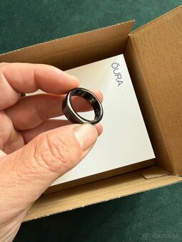 Predam novy nepouzity Oura Ring Gen3 Heritage Black veľkosť - 5