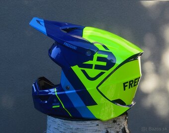 prilba helma okuliare modrá fluo žltá shot freegun CE 2206 - 5