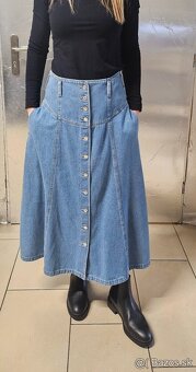 Riflová sukňa veľ.36 - 5