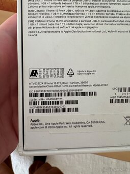 iPhone 15 Pro 256GB - modrý - 5