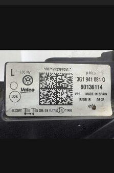 VW Passat b8 2014- ľavé predné svetlo led - 5