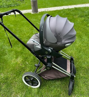 Kočík Cybex Priam Manhattan Grey s Isofix zakladnou - 5