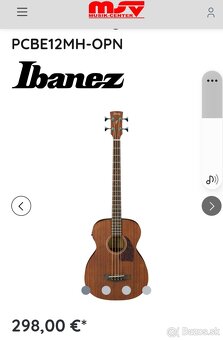 Predam basgitaru Ibanez elektroakustickú - 5