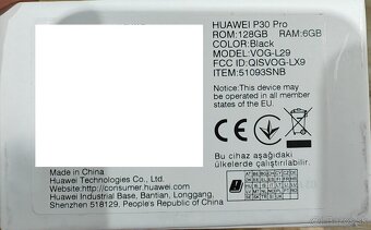 Huawei P30Pro 128GB/6GB Black - 5