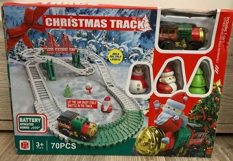 Hračka Vianočný vláčik na baterky/Nové - 5