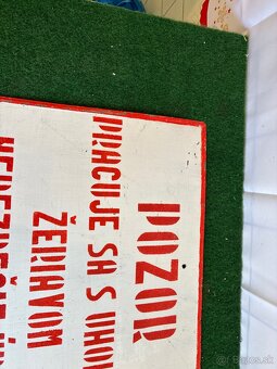 Smaltovaná tabuľa - 5