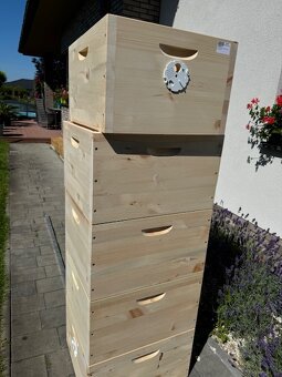 Nástavky rozmer B + zasieťované varroa dná - 5