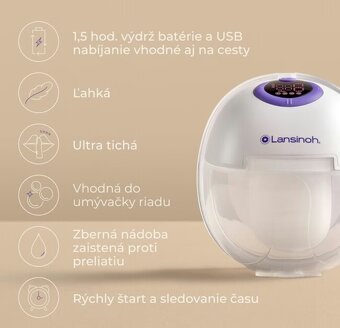 Lansinoh handsfree odsávačka mlieka - 5