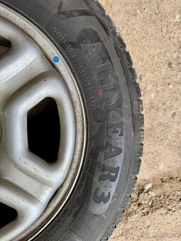 Celoročné pneumatiky s diskami už len 1ks 215/65R16 - 5