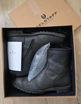 BELSTAFF Motocyklové topánky - byvolia koža - 5