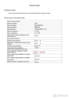Bosch powertube 625Wh 16,7Ah 36V HORIZONTAL / nová / - 5