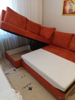 Rozkladací gauč s úložným priestorom v top stave - 5