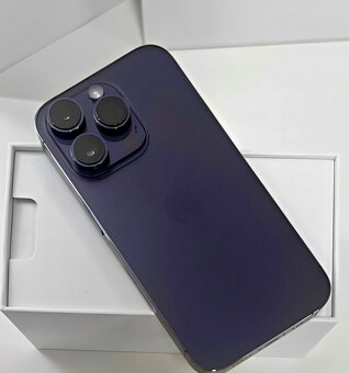 iPhone 14 Pro Max Deep Purple BATERIE 100% TOP - 5