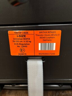 Autosedačka Britax roomer 76-105cm - 5