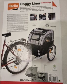 Vozik za bicykel pre psika do 20kg - 5