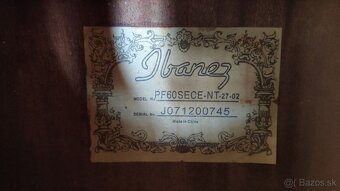 Elektroakustická gitara Ibanez PF60SECE-NT - Nature - 5