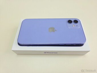 APPLE IPHONE 12 PURPLE 64GB,ZDRAVIE BATERKY 100% - 5