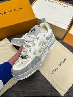 Louis Vuitton tenisky GREY komplet balenie - 5