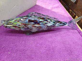 Predám starožitnu sklenenú rybu - 5