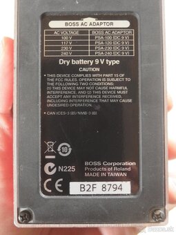 Loop pedál Boss RC-1 - 5