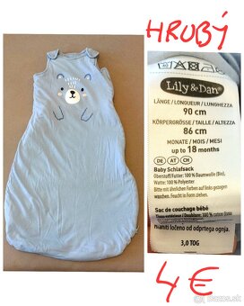 Detské SPACIE VAKY veľ.90 a 110 - 5