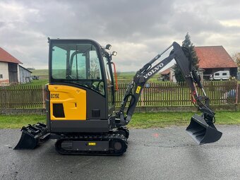 Minibagr VOLVO EC15e pouze 710mth / hyd.svahovka + podkopy - 5