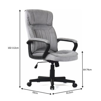 Čalúnená kancelárska stolička Olba - 5