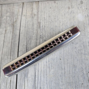 Predám dve vintage ústne harmoniky M.Hohner a Blessing - 5